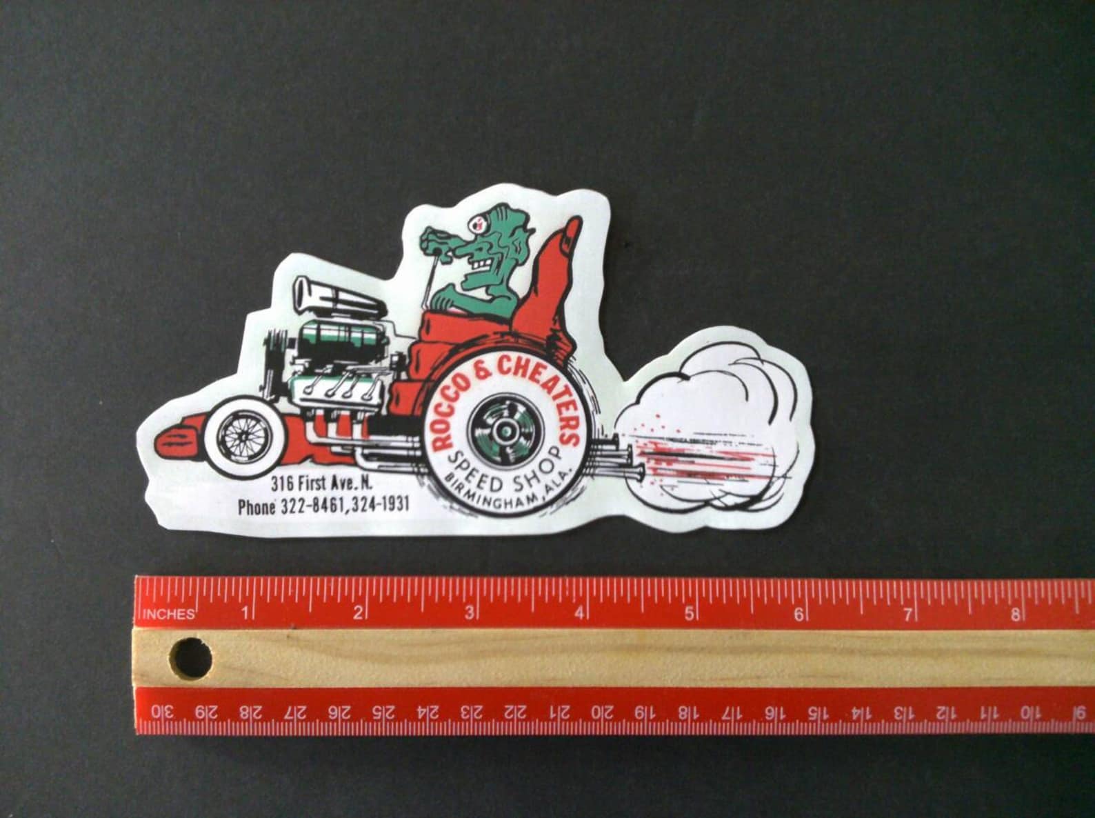 Rocco and Cheaters... Vintage Style Racing Large Decal Sticker - Etsy