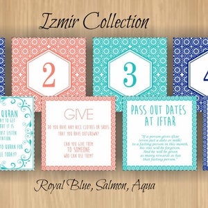 Ramadan Calendar 30 Days of Good Deeds Countdown to EID Izmir Collection Printable File. image 5