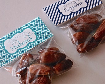 Ramadan Treat Bag Toppers - 4 Inches {Istanbul Collection} Printable File