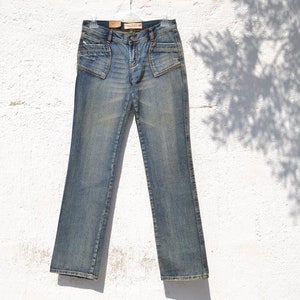 Deadstock y2k mid-low rise straight leg jeans.size 31