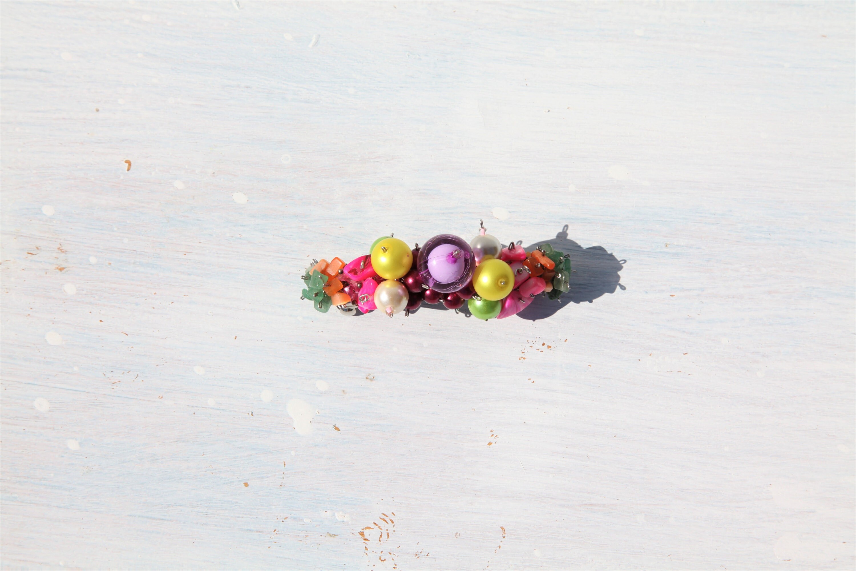 Handmade Multi Color Hair Clip Barrette Accessory With  display picture 3