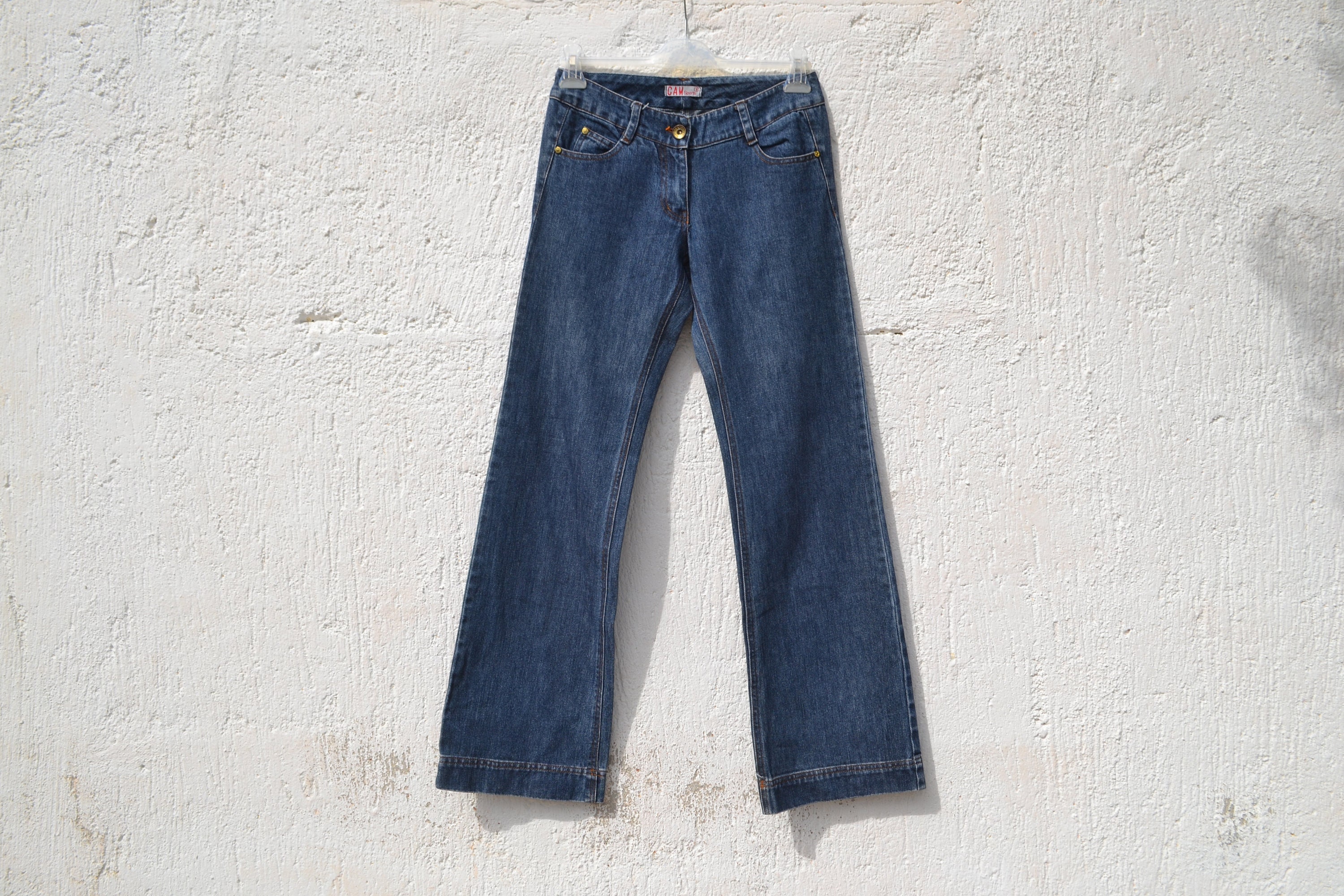 [BOHEMSEO] VINTAGE BLUE BOOTCUT JEANS /追跡付 BOHEMIAN SEOUL] VINTAGE BLUE BOOTCUT JEANS, VINTAGE BLUE