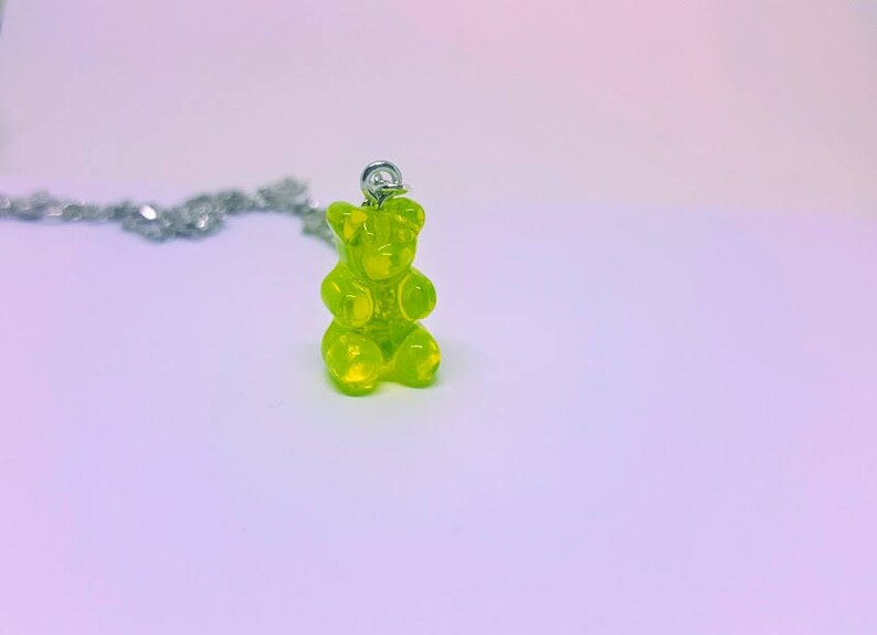 Gummy Bear Necklace Gummi Jewelry Dessert Candy Necklace Your Etsy