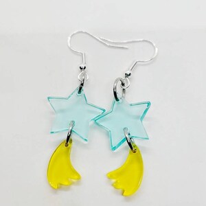Acrylic Shooting Star Earrings
