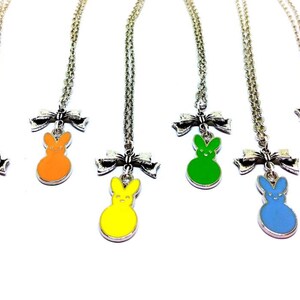 Marshmallow Easter Bunny  Pastel Necklace  |  Great Basket Filler and Easter Present Your Pick