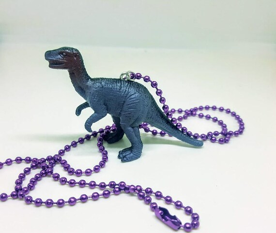 Sterling Silver Gift Purple T Rex Dinosaur Earrings