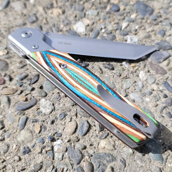 Made by Skateboarding LinerLock Folding Pocket Knife