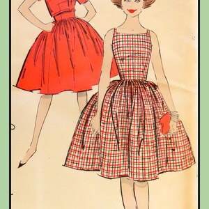 Teen/Jr DRESS and JACKET Pattern RARE Advance 9380 Vintage 1960&#39;s Sewing Pattern Size 12