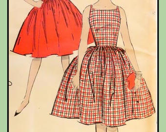 1960s Dress and Jacket Sewing Pattern: Advance 9380, Size 12