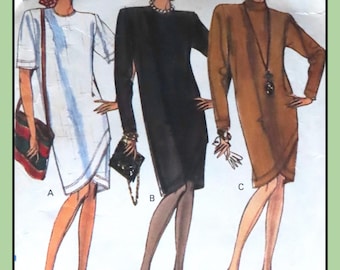 Misses Tapered DRESS Pattern Loose-fitting Vogue 7928 Sz 8-10-12 UNCUT