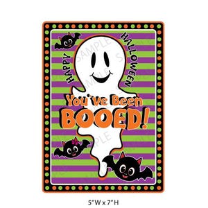 ¡Te han abucheado! Tarjeta sorpresa de Halloween