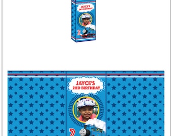 Thomas The Train Saftbox Etikett