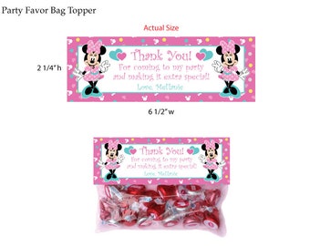 Minnie Maus Mitbringsel Tasche Topper