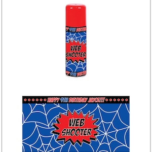 Spider Web Shooter label
