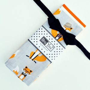 Pañuelos reutilizables Lord Fox, Pañuelo de bolsillo - Hombre, Estampado de hombre - 100% Algodón, Sin plástico