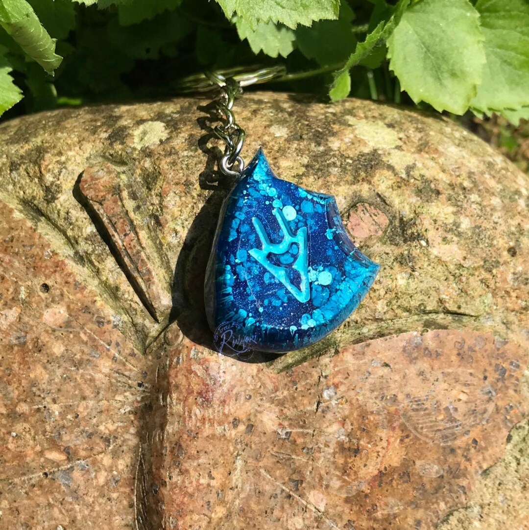 FFXIV Dragoon Job Stone Unique Handmade Warrior of Light Charm Video