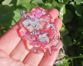 Alisaie FFXIV Greek Myth Artemis Double Sided Acrylic Keyring
