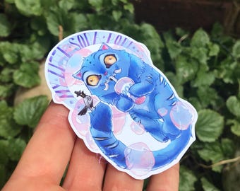 Kpop Demon Hunters Sticker, Derpy Tiger Magpie Soda Pop Decal