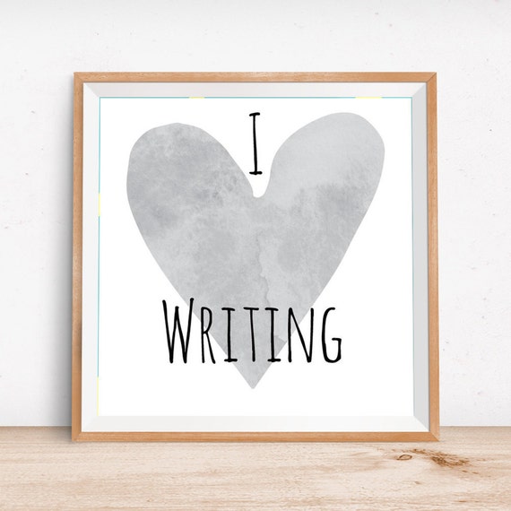 Gifts for Writers, Gifts for Authors, Writer Gift, Printable Wall Art,  Writer Office Decor, Writer Art Print, Author Gifts, Digital Download 