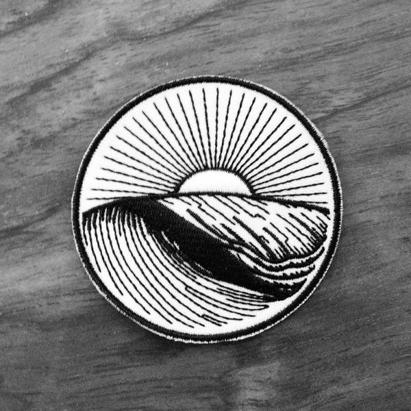 Embroidered Wave Patch