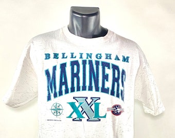 Vintage 1990's // Bellingham Mariners // Large // Heather Grey // Oneita // Made in USA // MLB // Minor // Baby M's // Ken Griffey Jr