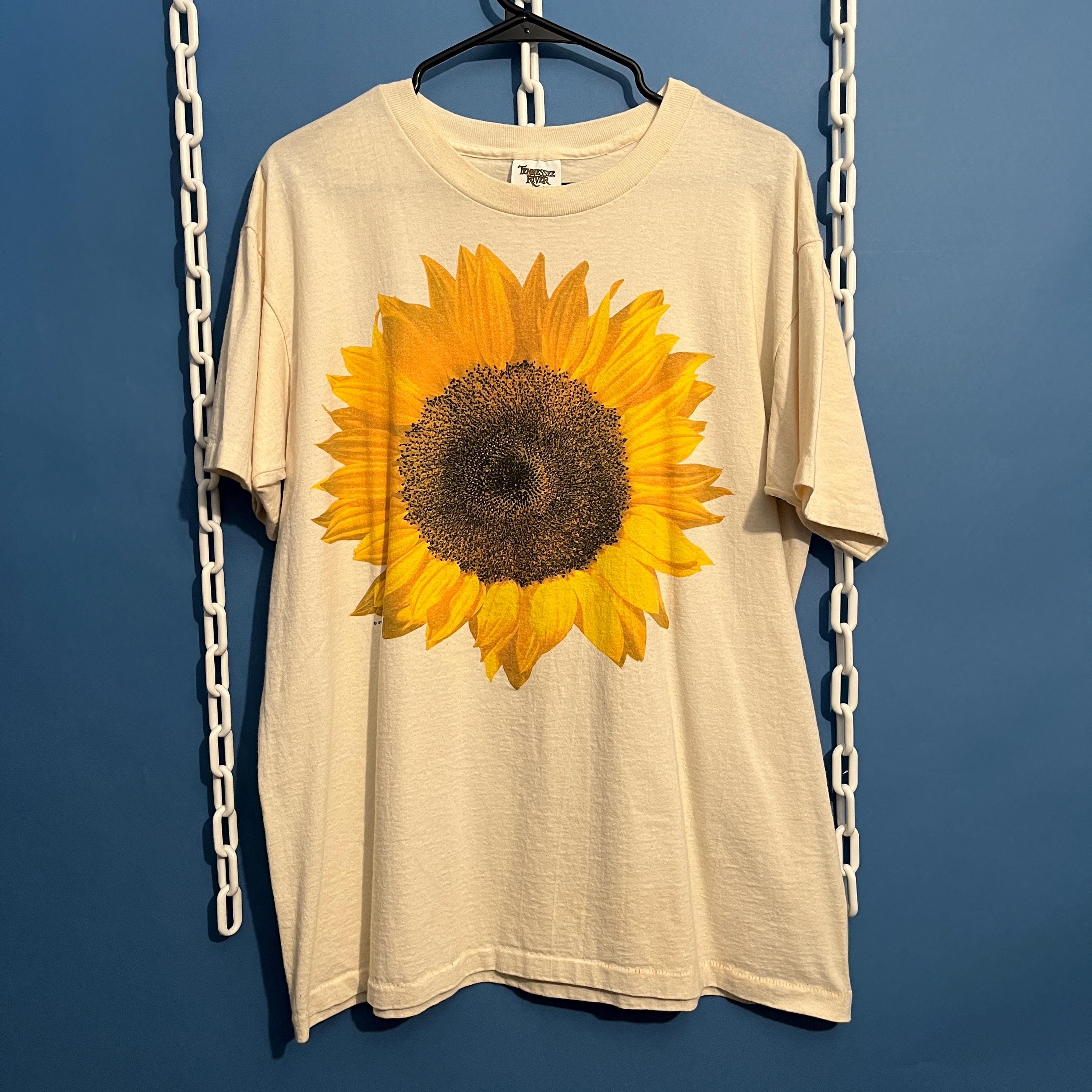 トップス 90s studio q sunflower t 90s STUDIO Q 