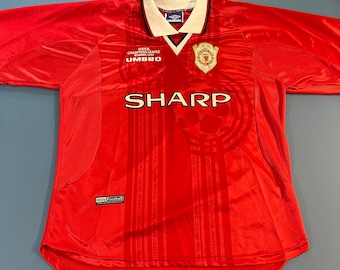 Vintage 1999 Official Manchester United Football Club Champions