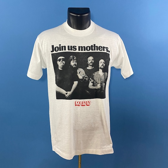 Vintage 80's Frank Zappa MADD T-shirt - Screen Stars, Medium, the