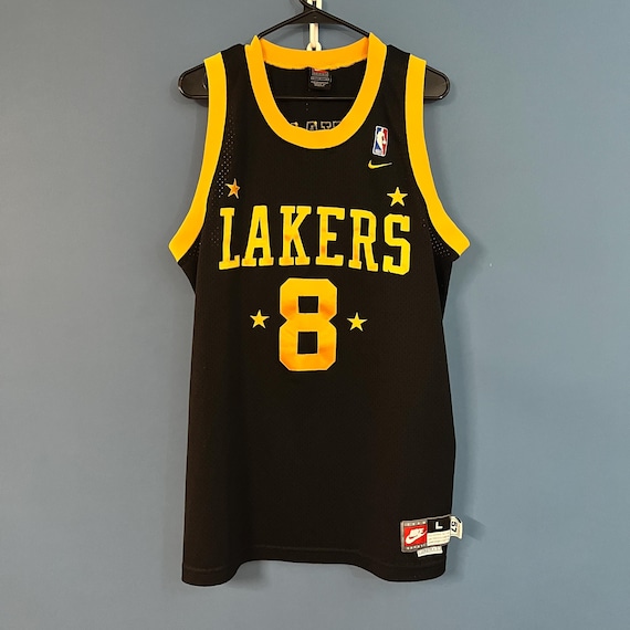ウェア 90's NIKE LAKERS KOBE BRYANT Uniform NBA Vintage 1990's Official Kobe Bryant 8 LA Lakers Jersey: Large, 57