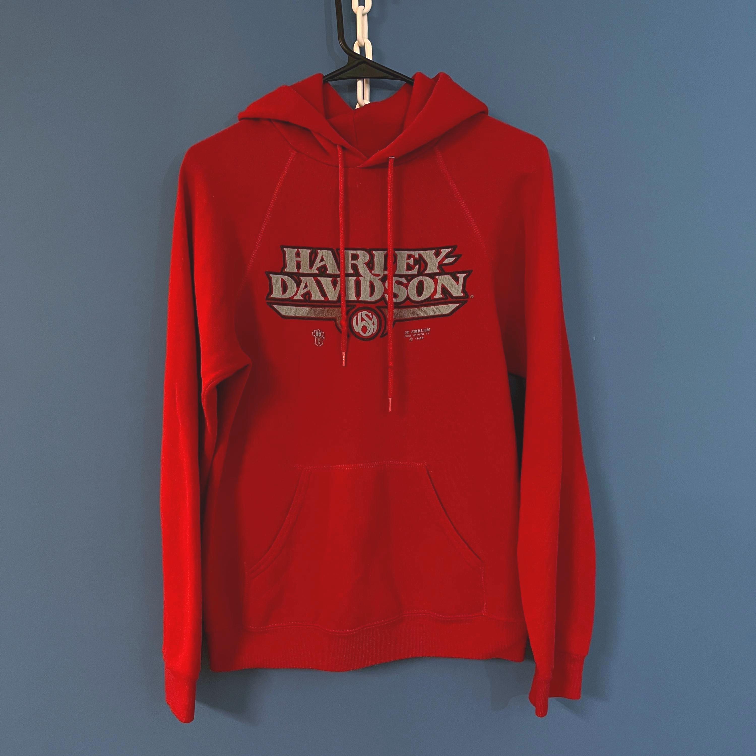 Vintage 1980's Harley Davidson Bellingham Washington Hoodie