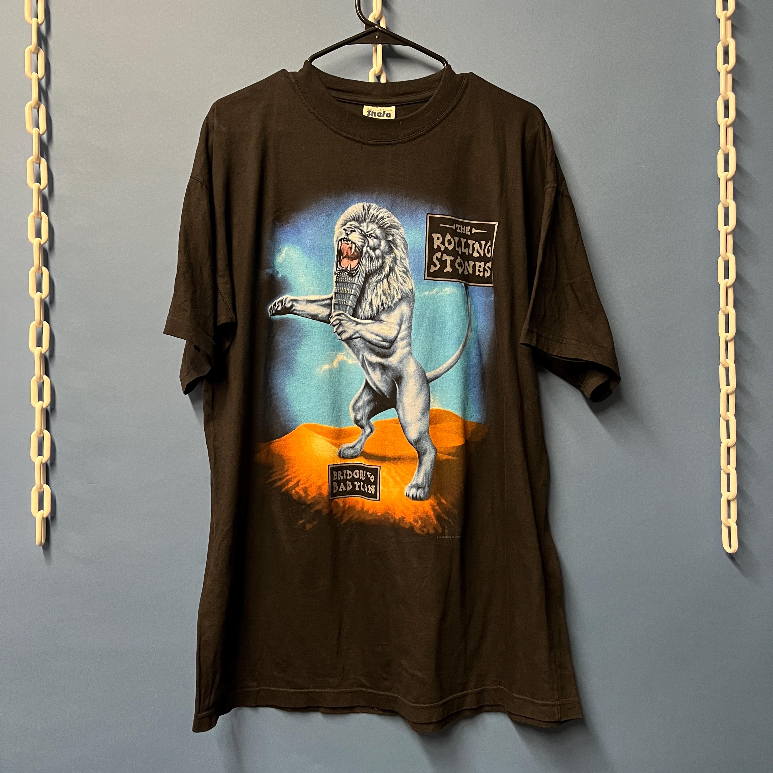 トップス ROLLING STONES 1997 BRIDGES TO BABYLON Vintage 90's Rolling Stones Bridges to Babylon Tour T-shirt