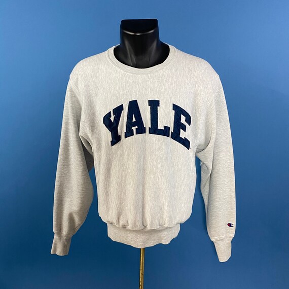 Vintage 1990's // Yale University Reverse Weave Crew Neck - Etsy