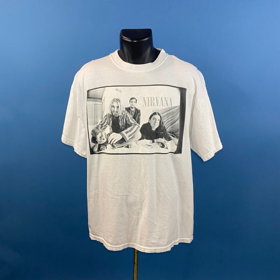 Vintage 1990's // Nirvana 1996 T-shirt // XL // M&O // - Etsy
