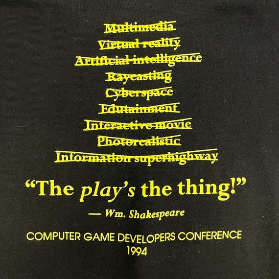 Vintage 90's Computer Game Developers Conference … - image 5