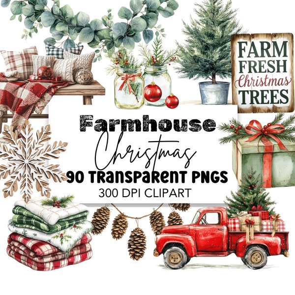 Farmhouse Christmas Etsy