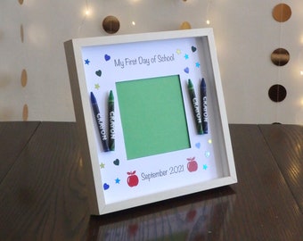 Personalised First Day at School Memory Photo Frame