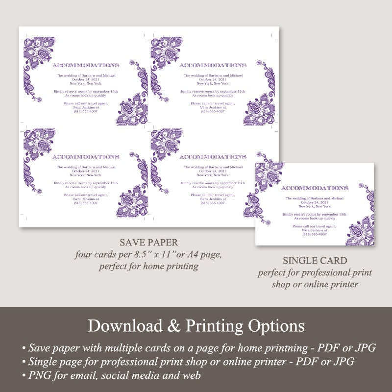 wedding-accommodations-card-vintage-lace-purple-printable-etsy
