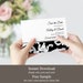 Printable Save the Date Card Template elegance - Etsy