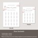 Spring Wedding Seating Chart Poster Template Cherry Blossom, Pink. DIY ...
