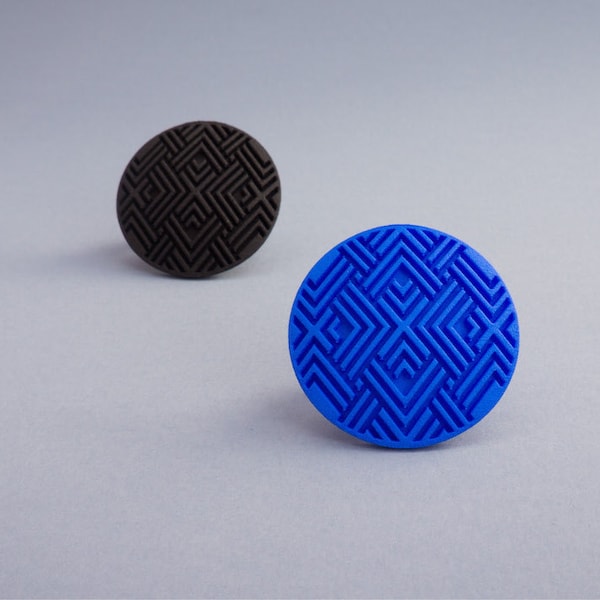 3D Printed Geometric Ring // Geometric Pattern // Statement Jewelry