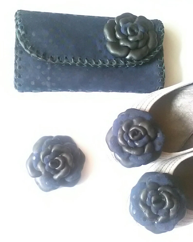 Unique wallet Leather wallet with flowers Polka dot wallet Leather wallet Gift for her Leather pouche. Handmade wallet Wedding wallet
