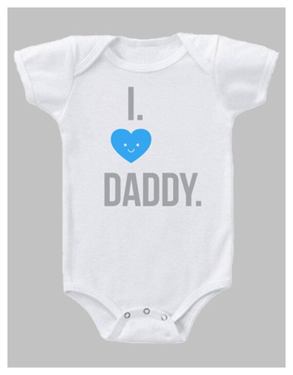 Onesie Baby Boy Onesies Boy Bodysuit I love Daddy Baby