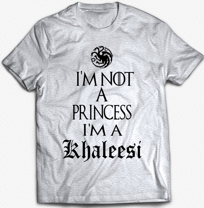 I/'m Not A princess I/'m A KHALEESI Toddler T-Shirt Games Gift Thrones Crewneck