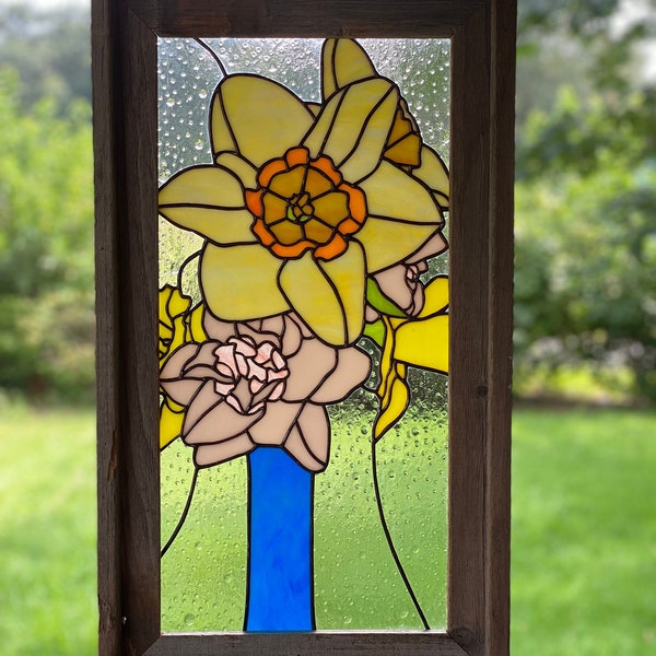 Rustic Wood Stained Glass - Etsy