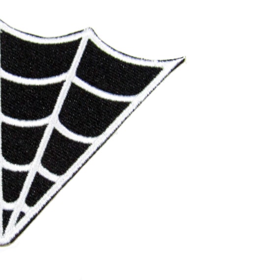 SPIDER IN A WEB SPIDERS WEB a MOTORCYCLE BIKER SEW/IRON ON PATCH: SPIDER IN A WEB SPIDERS WEB a MOTORCYCLE BIKER SEW/IRON ON PATCH: