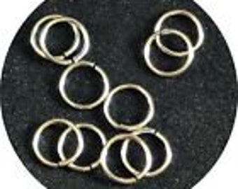 6mm 925 Stirling Silver Open Jump Rings Jewellery Making/Repair 3 pack sizes C11