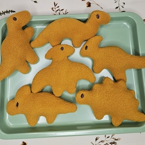 Weighted Dino Nugget Plush - Stuffed Toy