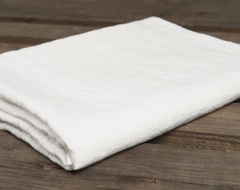 Eco Linen Bed Sheet, Linen Bedding, Linen Flat Sheet, Natural Linen Bed Sheet, Organic White Linen Sheet