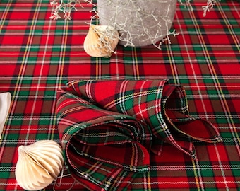 Christmas Linen/Cotton Napkins, Linen Napkins, Red,Green Linen Napkins, Table Decoration, Dining Table Napkins, Christmas Gift