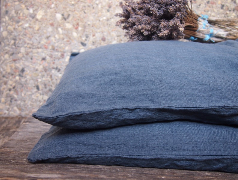 Eco Linen Pillow case, Linen Bedding, Linen Pillow case, Organic Linen Pillow case image 1